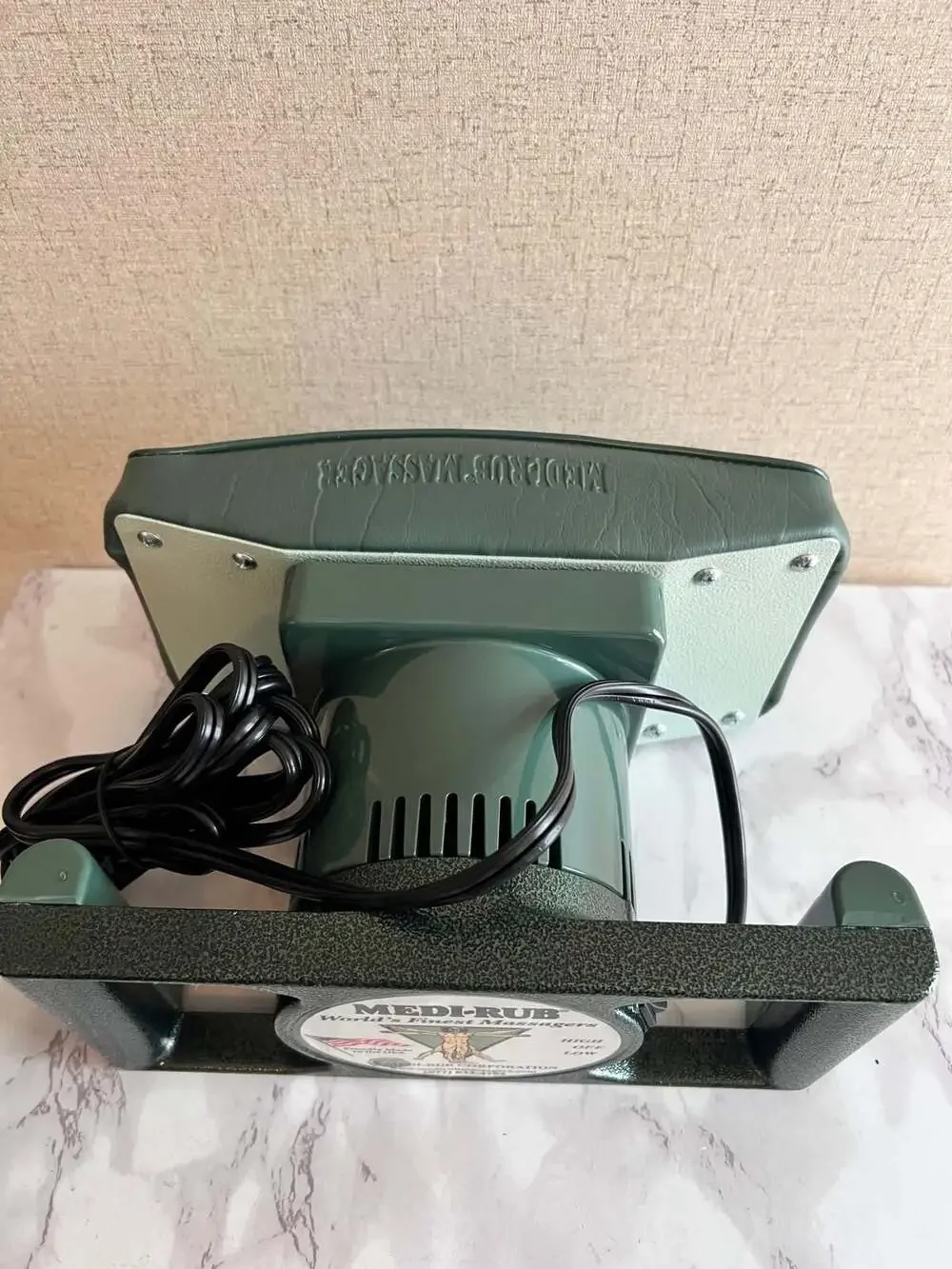Medi-Rub Body Massager 2000 Plus MR-2 Green Professional 2-Speed Massager with O